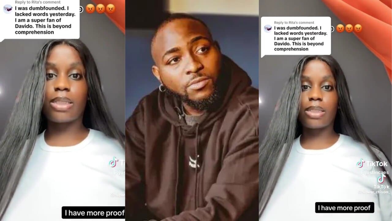 Another Nigerian lady accuses Davido of impregnating her