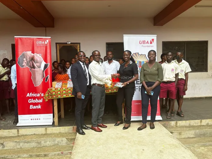 UBA Ghana donates books to two schools in Central Region
