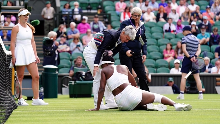 Venus Williams ‘killed by the grass’ in Wimbledon defeat