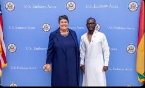 US Ambassador commends Okyeame Kwame