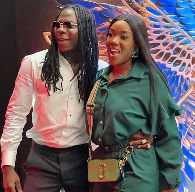 Watch Stonebwoy and wife’s glamorous entry to the launch of Phantom V Fold