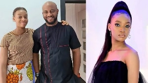 ‘A man who chases 2 rats catches none’ – Danielle Edochie indirectly advises father