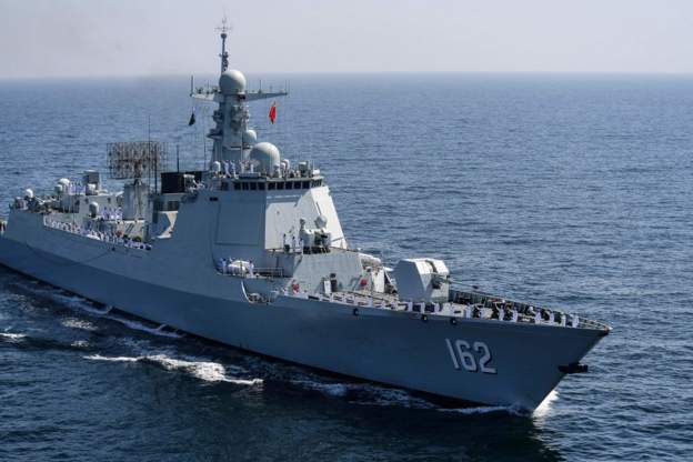 Chinese naval vessels made an uncommon visit to Nigeria