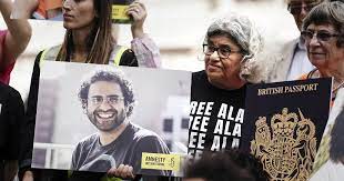 Family holds vigil to protest imprisoned British-Egyptian activist