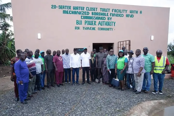 Bui Power builds 20-seat toilet for Tsiaveme residents