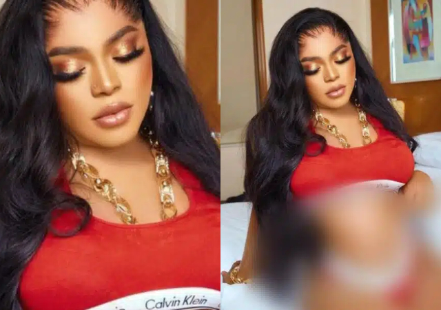 Bobrisky rushed to hospital following complaints of severe breasts pains