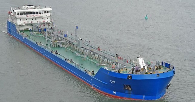 Ukrainian marine drone strike near Crimea Bridge damages Russian tanker