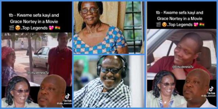 Grace Nortey and Kwame Sefa Kayi recreate timeless film moments