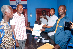 NPP primaries: Kofi Dzamesi’s supporters pick nomination form on his behalf