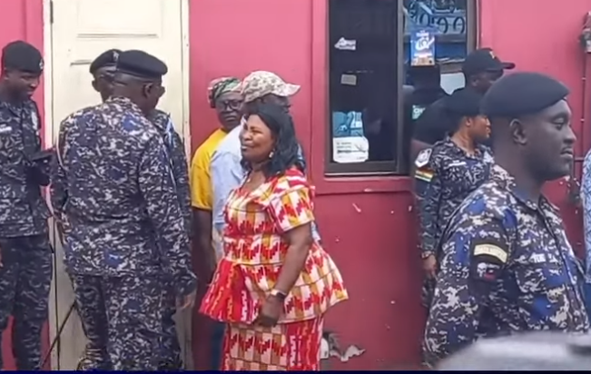 Watch video of Akua Donkor being sacked from NPP HQ after she arrived to vote in SDC