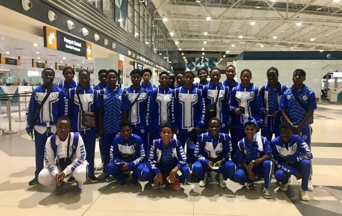 Ampem Darkoa Ladies land in Benin City for WAFU B Champions League qualifying matches