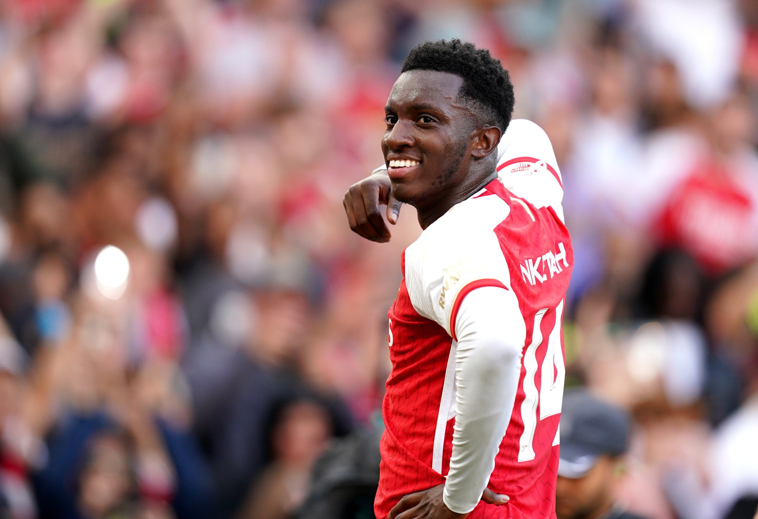 Arsenal’s Nketiah vows to step up in Gabriel Jesus’ absence