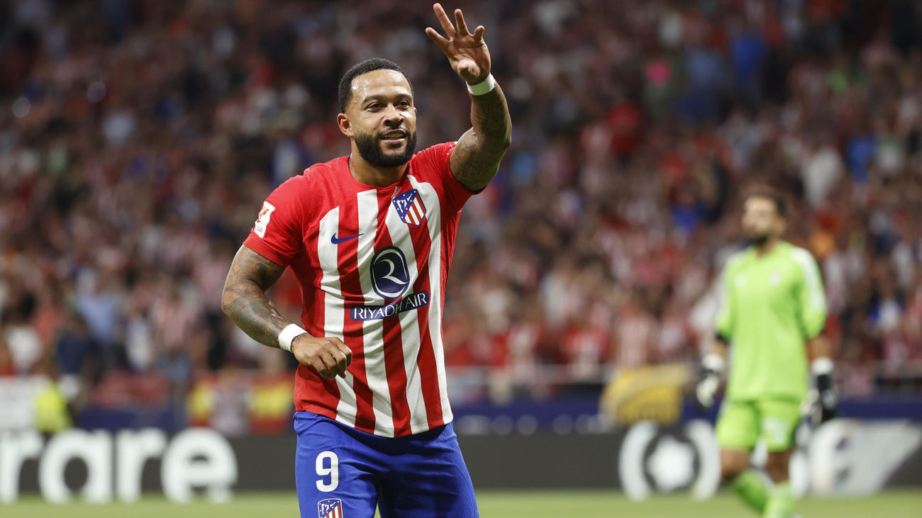 Memphis Depay shows the world ‘Adowa’ styles after goal for Atletico