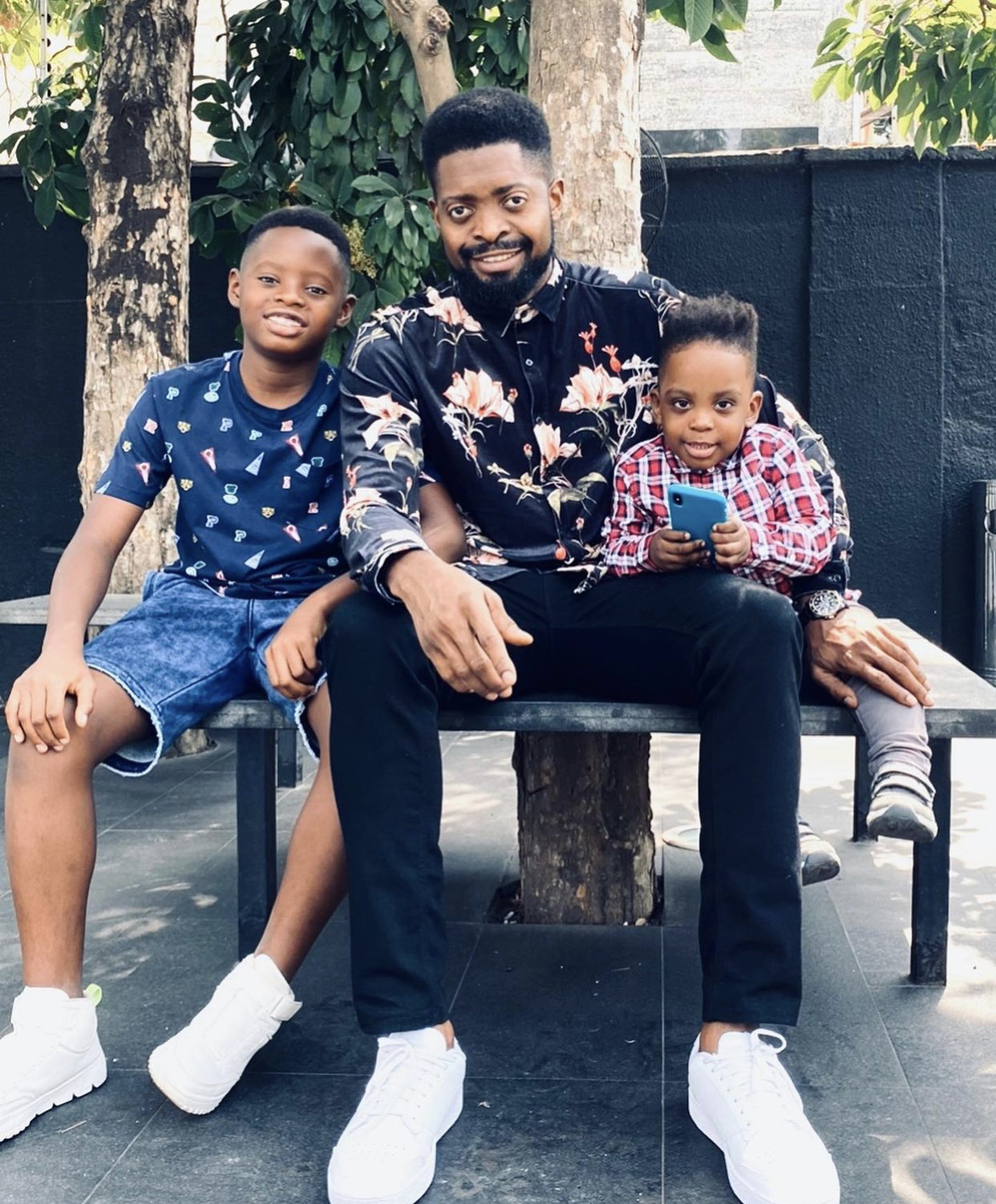 Watch Basketmouth’s son dribble at Liverpool Football Academy