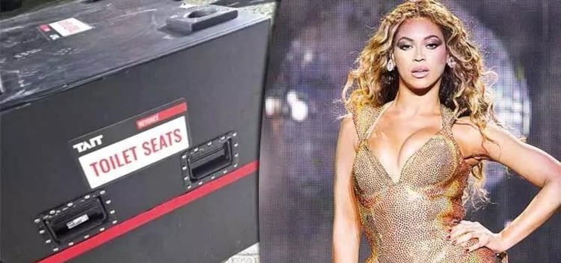 Beyonce travels with personal toilet seats