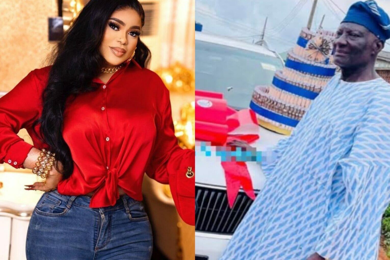 Bobrisky loses father