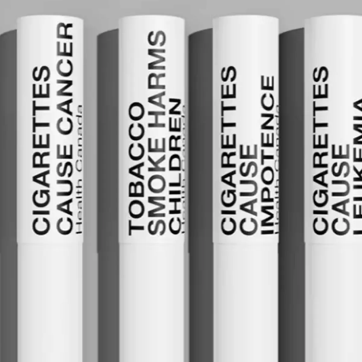 Individual cigarettes in Canada will now carry warnings such as “poison in every puff”