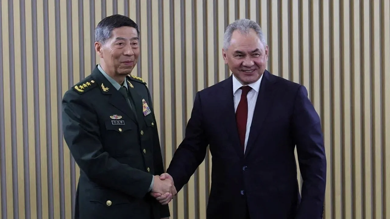 US warns China’s defence minister against ‘playing with fire’ on Taiwan at meeting with Russia