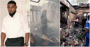 Fire guts down Comedian AY’s mansion