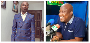 Sports journalist, Ernest Koranteng in tears as he celebrates Kwami Sefa Kayi