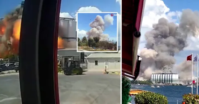 Massive explosion rocks Turkish city’s harbour