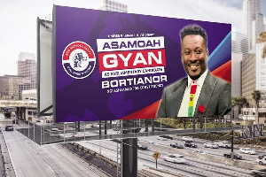 Asamoah Gyan’s camp denounces NPP Bortianor Parliamentary  bid flyer