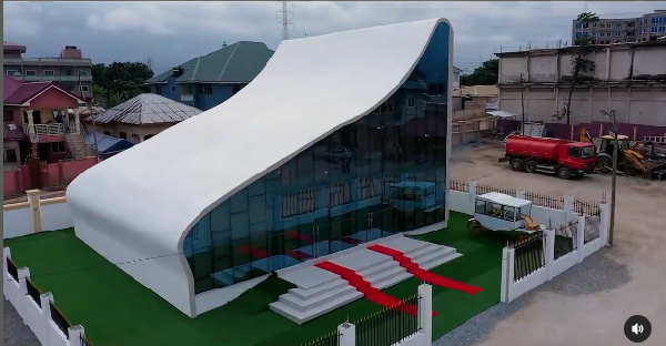 Ultra-modern final resting place of Rev. Anthony Boakye draws attention