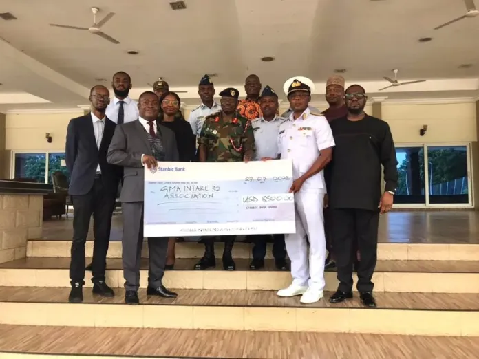 Ghana Military Academy receives donations from Stanbic Bank