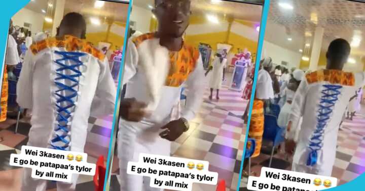Man causes stir on social media after wearing corseted long-sleeve shirt to church