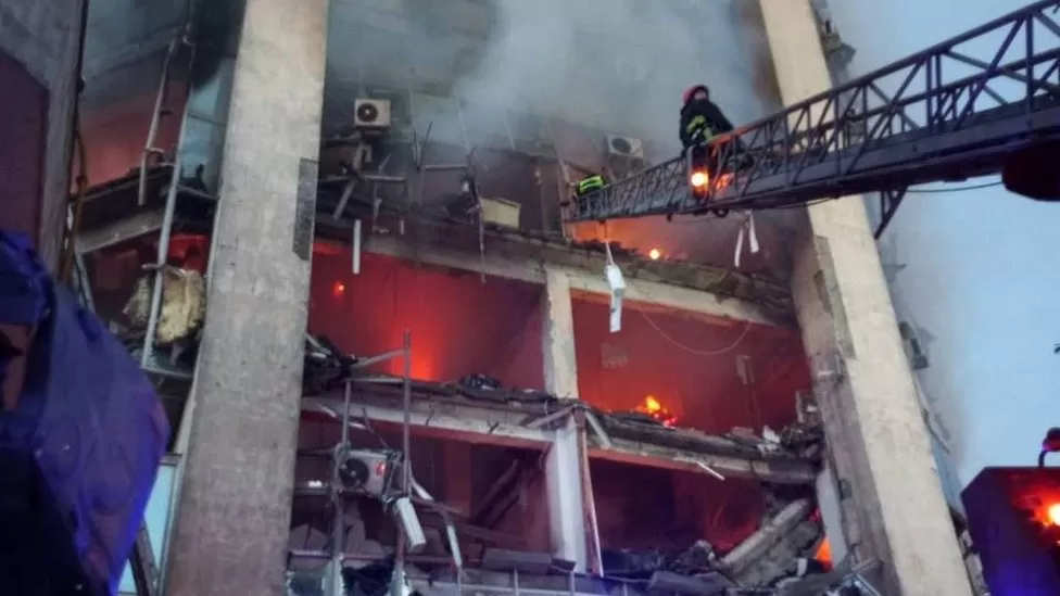 Russian drones strike grain store in Ukraine near Romania