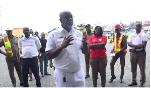 National Fire Service, GPHA work together in a fire drill