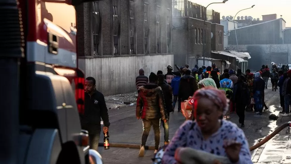 Johannesburg fire: 73 people died in building fire in city centre