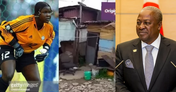 John Mahama gifts two-bedroom apartment for ex-Ghana goalkeeper Memunatu Sulemana