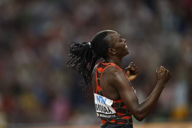Mary Moraa of Kenya wins world 800m gold