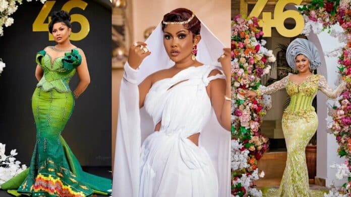 Mcbrown celebrates her 46th birthday in style