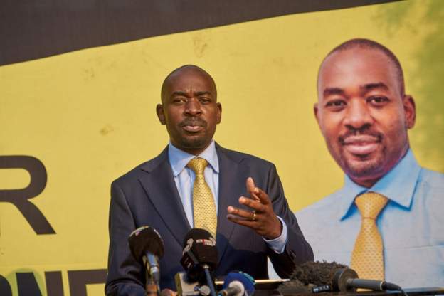 Runner-up in Zimbabwe accuses president of coup d’état