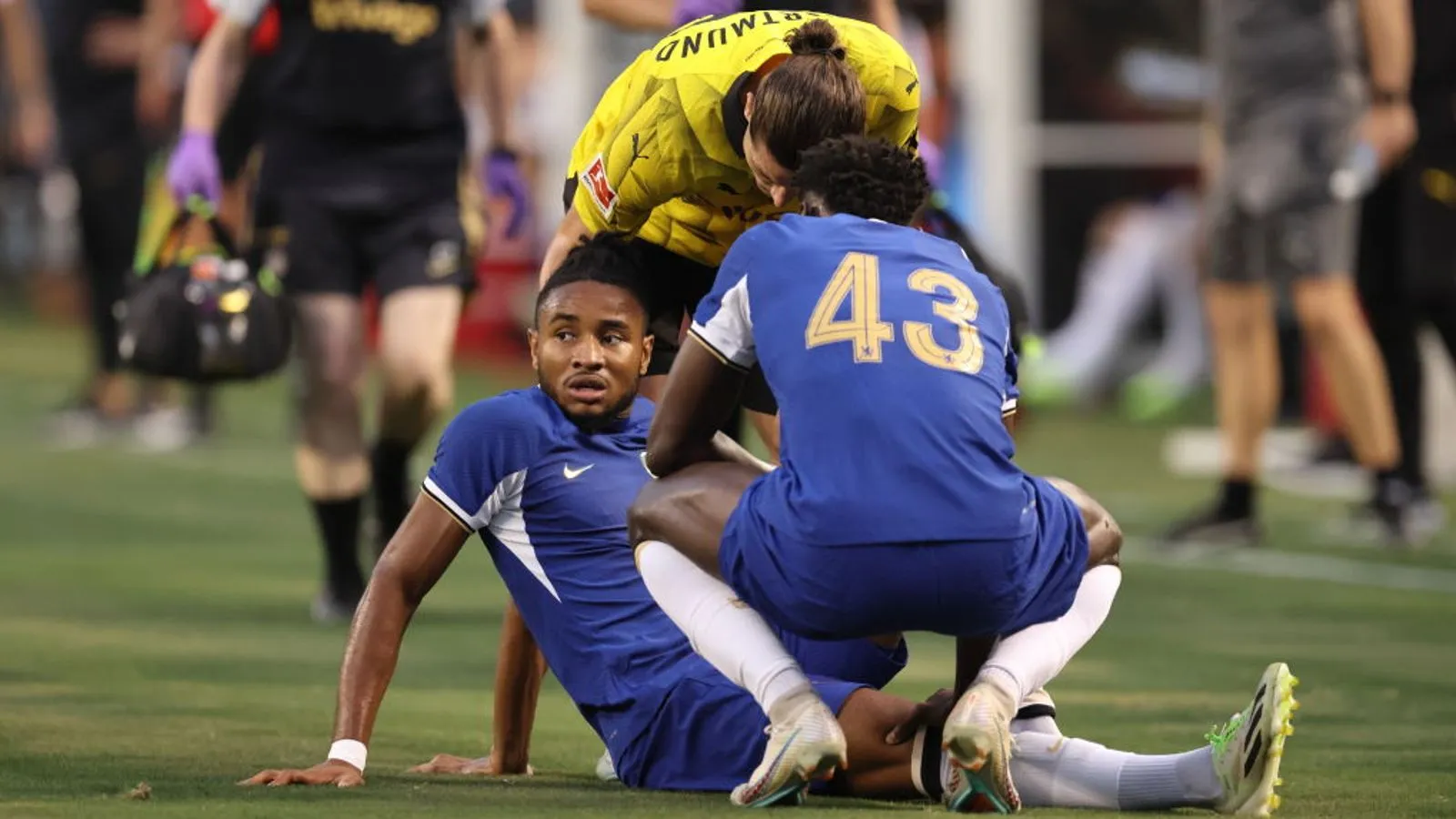 Chelsea’s Nkunku back to training after long injury break – Club confirms