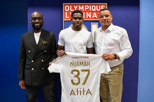 Ernest Nuamah officially a Lyon, grabs number 37 jersey at Olympique Lyonnais