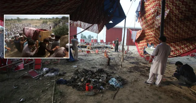 Islamist State admits responsibility for suicide bombing in Pakistan that left 54 people dead