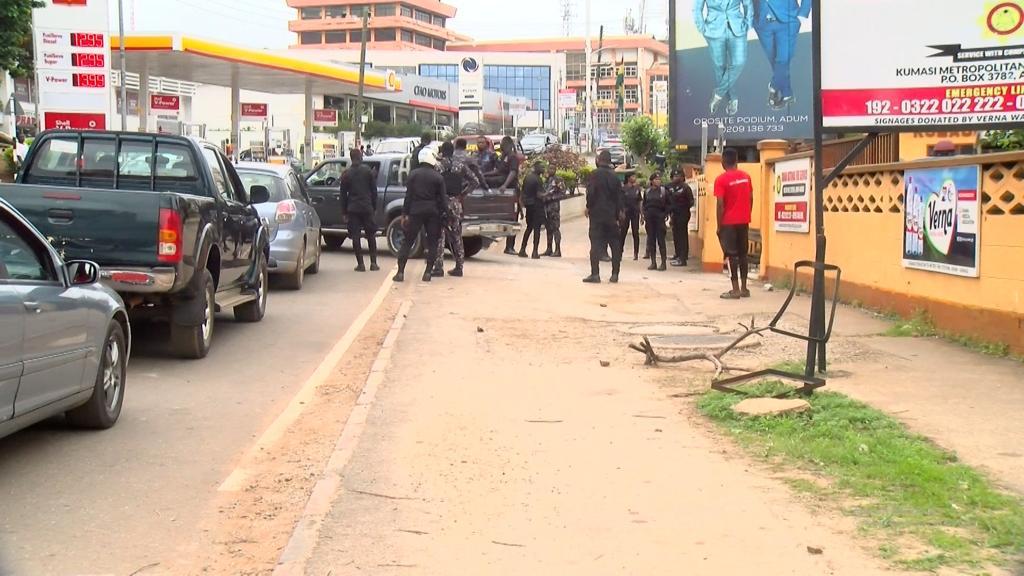 Tricycle riders injure 6 Police officers in Kumasi