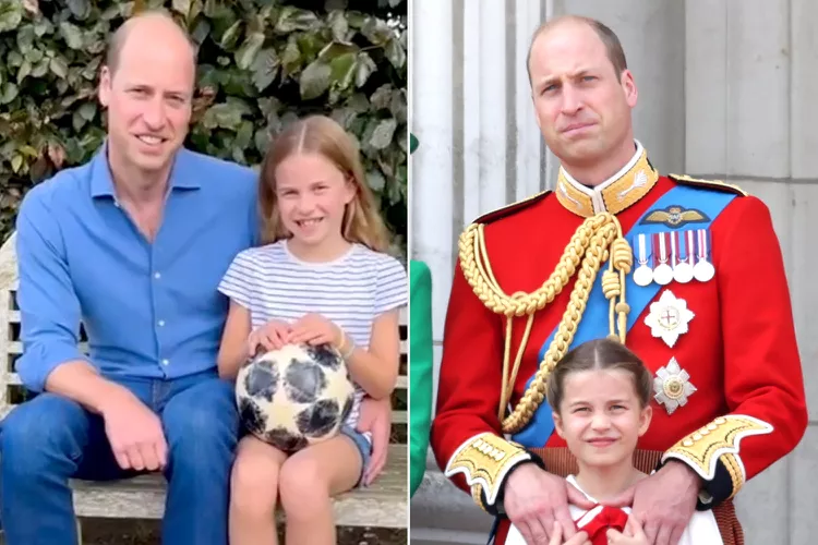 See lovely photos of Princess Charlotte’s endearing moments with her dad