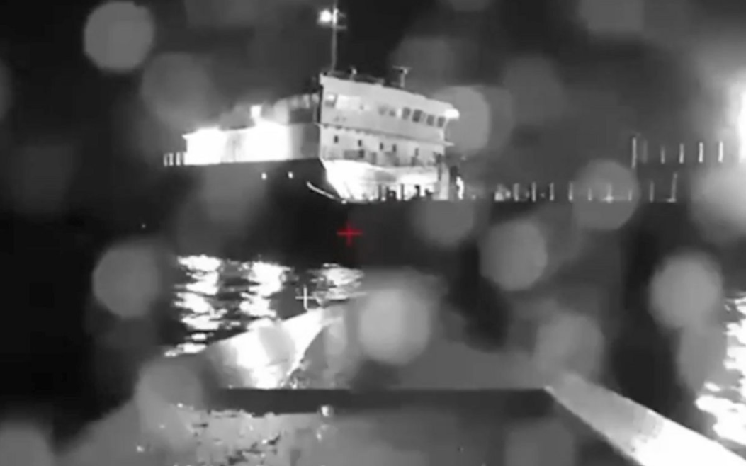 Russia accuses Ukraine of attacking tanker near Crimea