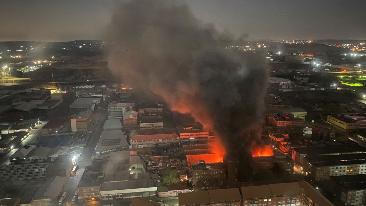South Africa fire: Opposition leader calls it ” a catastrophe for our country”