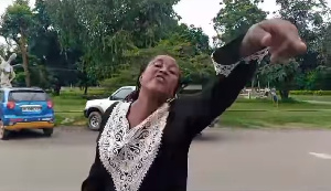 How an Alan supporter reacted after Bawumia won in Central Region