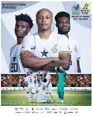 GFA announces venue for Ghana vs Mexico clash in October