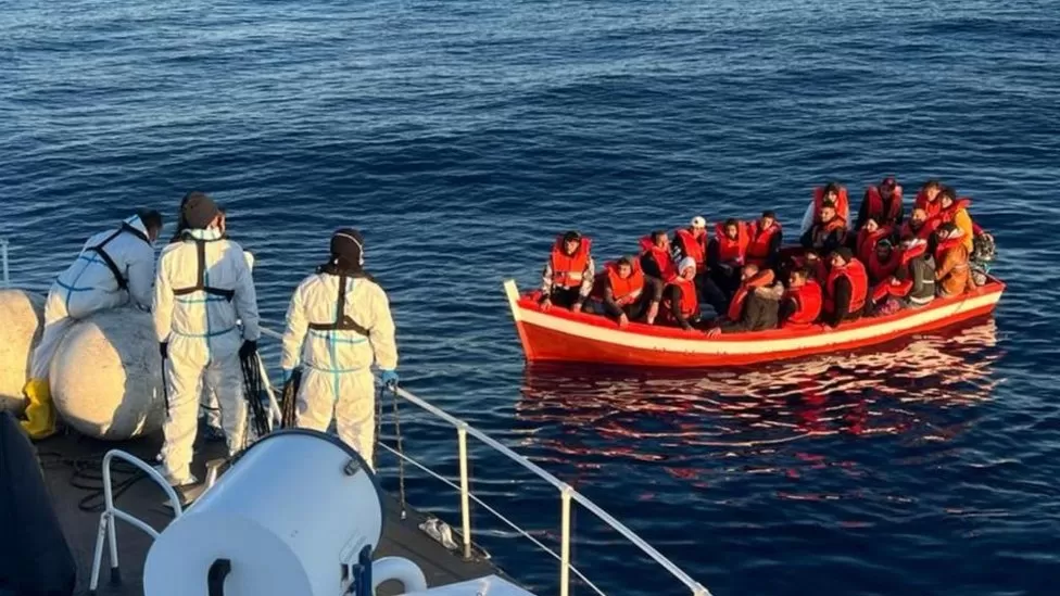 Six people including mother and baby killed as migrant boats off coast of Italy sank