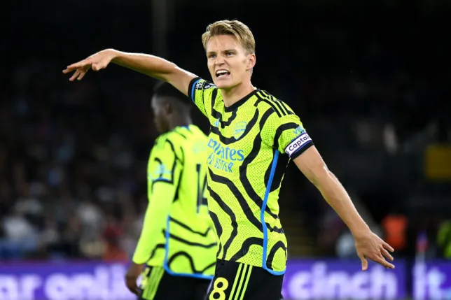 Martin Odegaard’s decision to take a penalty against Crystal Palace surprises Mikel Arteta