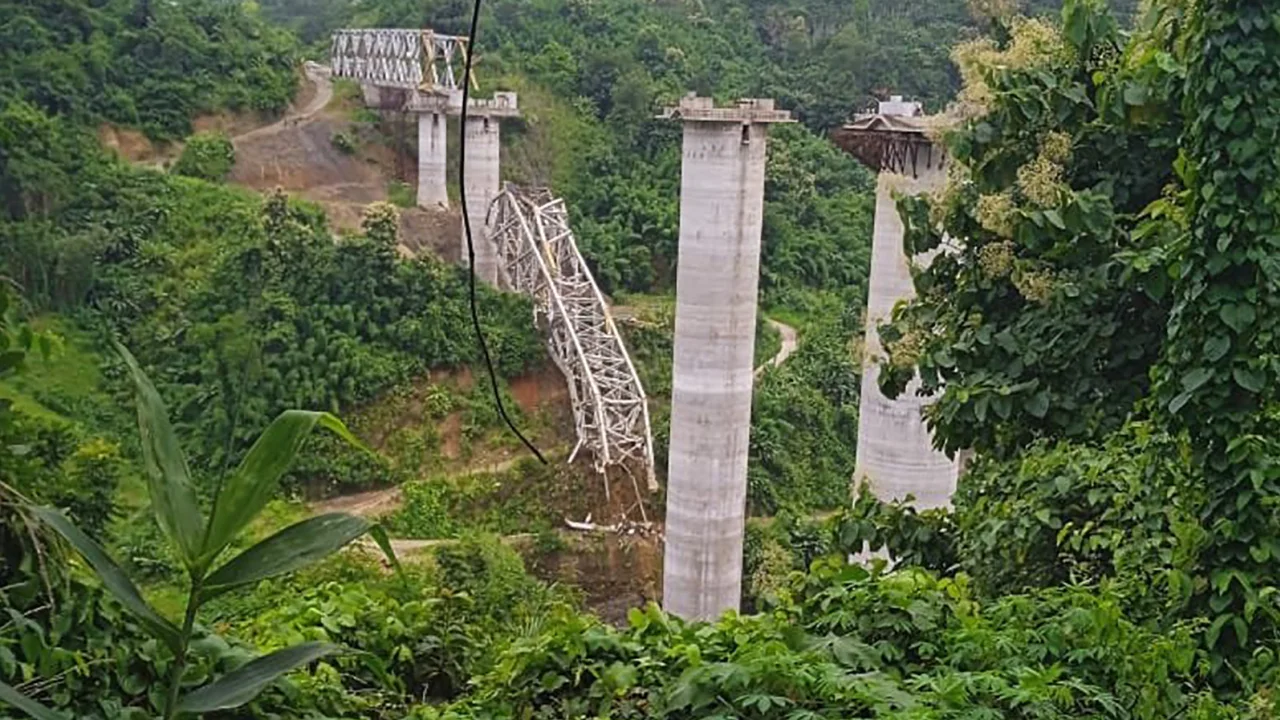 At least 17 people perish as bridge collapses in northeast India