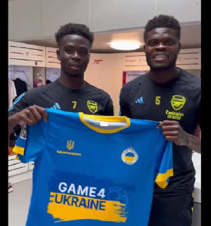 Thomas Partey announces his backing for the Game4Ukraine initiative