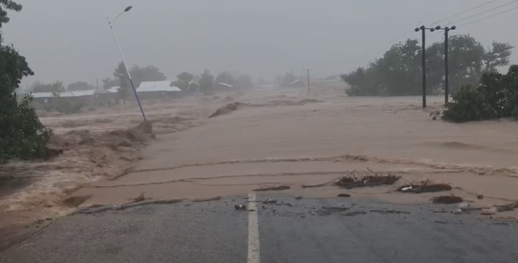 Heavy rainfall floods Tunguri community